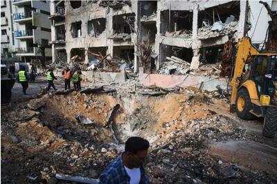 FOTO Imagini din Tel Aviv după rachetele lansate de Iran