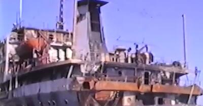 Povestea navei Fundulea, atacată de iranieni cu napalm în strâmtoarea Ormuz. „Au tras câte două rachete pe fiecare nivel al navei. Cabina nu mai era. Era o gaură mare”