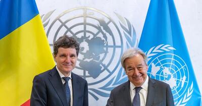Nicușor Dan a deschis vizita din SUA cu o întrevedere la vârful ONU