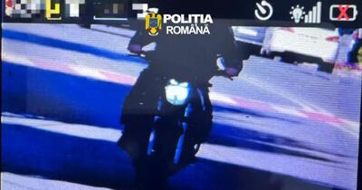 Amenda colosală cu care s-a ales un motociclist urmărit de polițiști după ce a ignorat semnalul de oprire