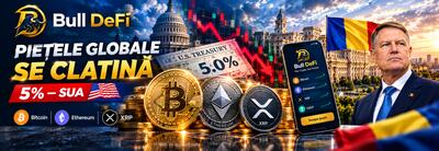 Vânzare pe piețele globale de obligațiuni! Randamentele SUA trec de 5%, iar venitul lunar de 87.000 $ atrage investitorii cripto
